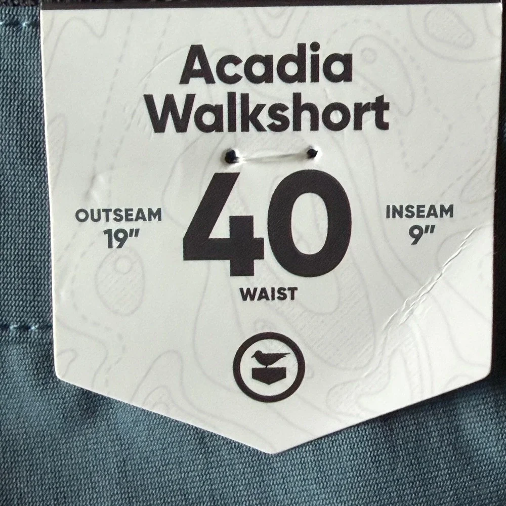Jetty Shorts Mens 40 Acadia Walkshort Blue Performance Quick Dry NEW